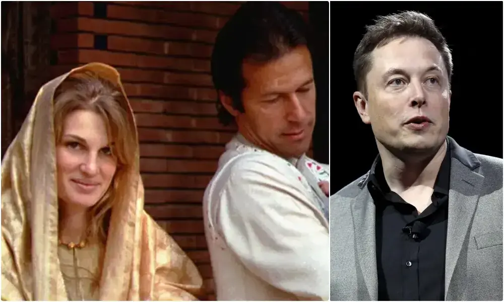 From left: Jemima Goldsmith, Imran Khan and Elon Musk. File photos From left: Jemima Goldsmith, Imran Khan and Elon Musk. File photos