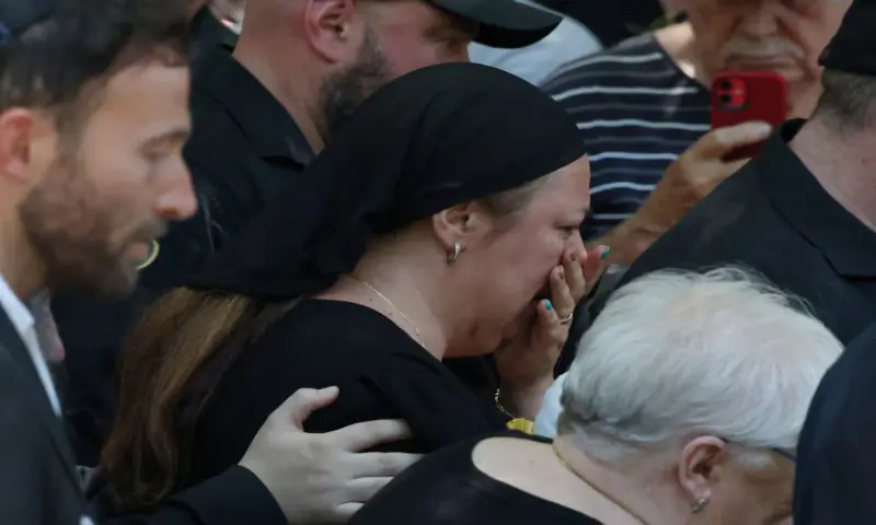 The mother of Matilda, 10, who was killed during the mass shooting at Bondi Beach on Sunday, leaves her funeral in Sydney, Australia The mother of Matilda, 10, who was killed during the mass shooting at Bondi Beach on Sunday, leaves her funeral in Sydney, Australia