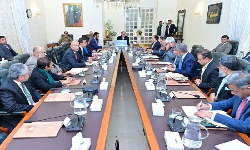 Prime Minister Shehbaz Sharif chairs a meeting in Islamabad on Thursday. APP Prime Minister Shehbaz Sharif chairs a meeting in Islamabad on Thursday. APP