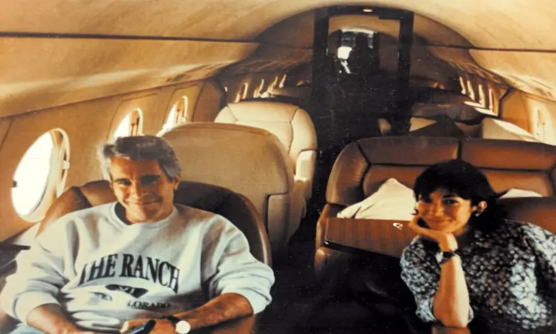 Ghislaine Maxwell and Jeffrey Epstein are seen in this image released by the Department of Justice in Washington, DC, as part of a new trove of documents from its investigations into the convicted sex offender Jeffrey Epstein. &ndash; Reuters