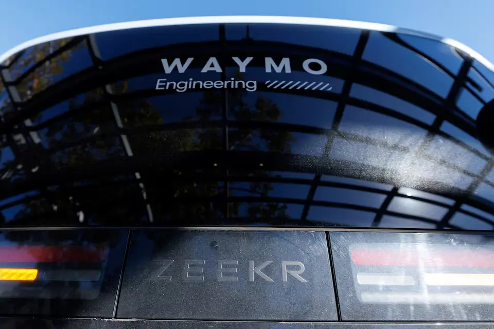 A Waymo Zeekr robotaxi model, developed with Chinese automaker Geely. &ndash; Reuters