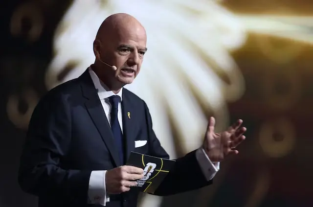 FIFA President Gianni Infantino. &ndash; Reuters