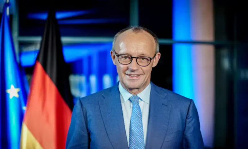German Chancellor Friedrich Merz poses before the recording of his New Year&rsquo;s speech at the Chancellery in Berlin, Germany. &ndash; Reuters