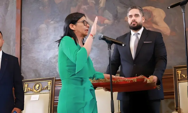 ڈیلسی روڈریگز نے وینزویلا کی عبوری صدر کا حلف اٹھا لیا