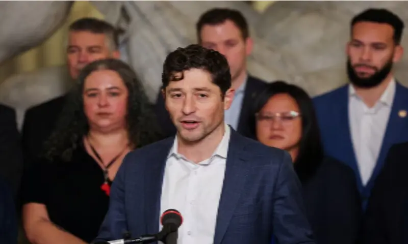 Minneapolis Mayor Jacob Frey speaks during a press conference, following the fatal shooting of Renee Nicole Good by a U.S. Immigration and Customs Enforcement agent, in Minneapolis, Minnesota, U.S., on January 9, 2026. Reuters