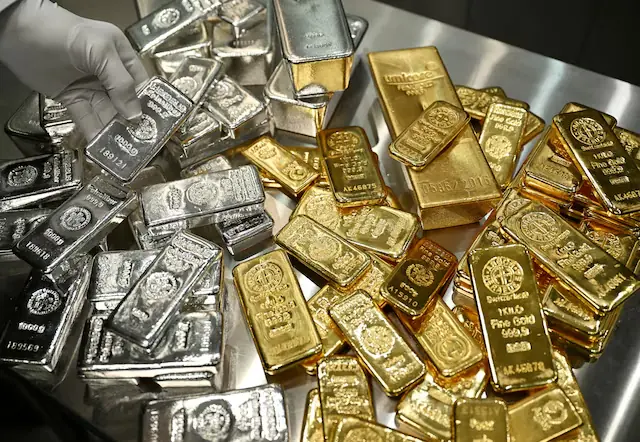 Gold and silver bars. &ndash; Reuters