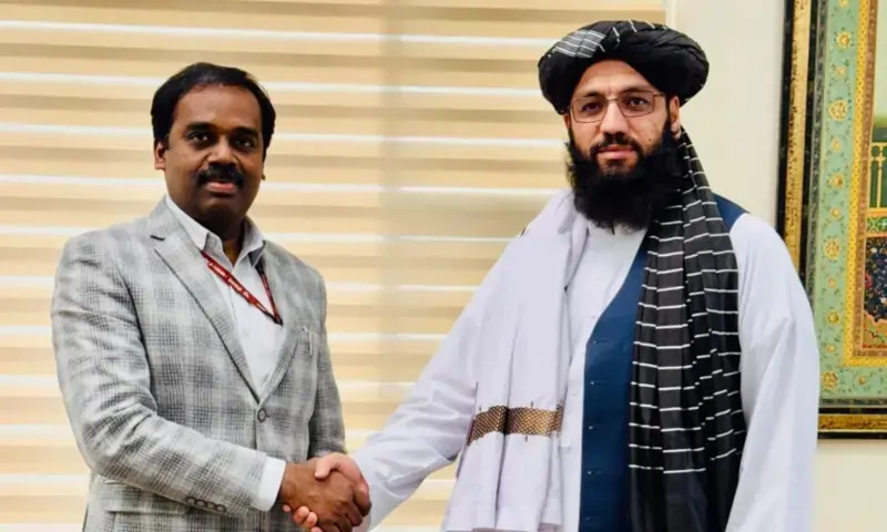 Newly-posted Afghan Taliban envoy Noor Ahmad Noor. &mdash; Afghan embassy India X