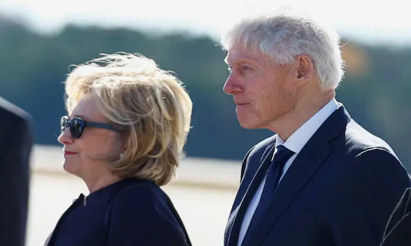Former US president Bill Clinton and former US secretary of state Hillary Clinton. &ndash; Reuters file