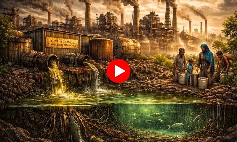 فیکٹریوں کے فضلے سے زیرِ زمین پانی کے ذخائر زہریلے