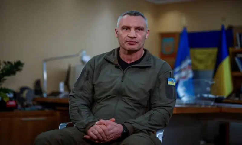 Kyiv Mayor Vitali Klitschko attends an interview with Reuters, amid Russia&rsquo;s attack on Ukraine, in Kyiv, Ukraine, on January 16, 2026. Reuters