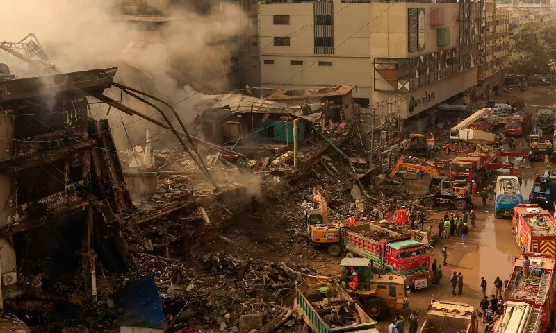 Officials warned that access to some crushed sections of the building remains impossible due to safety risks. Reuters