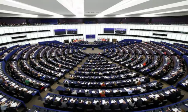 General view of a plenary room of the European Parliament ahead of European Union High Representative for Foreign Affairs and Security Policy and European Commission Vice-President Kaja Kallas&rsquo; address on territorial integrity and sovereignty of Greenland and the Kingdom of Denmark, in Strasbourg, France, on January 20, 2026. Reuters