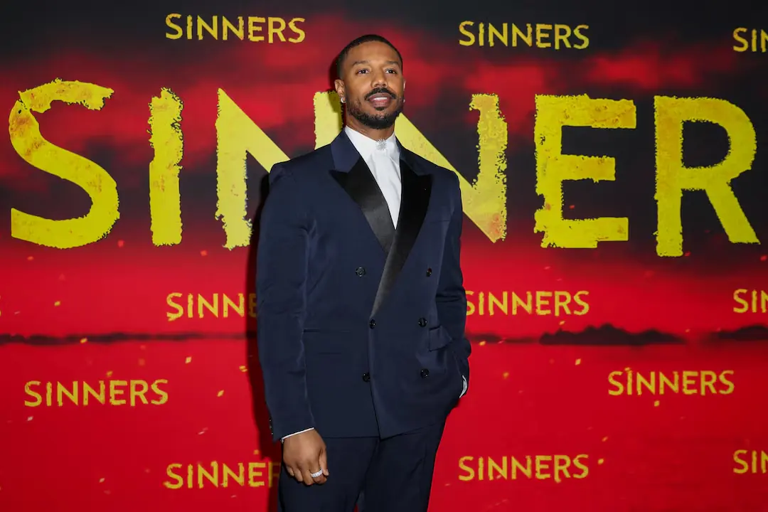 Michael B. Jordan at the premiere of the film &ldquo;Sinners&rdquo;. &ndash; Reuters