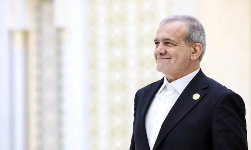 Iranian President Masoud Pezeshkian. &ndash; Reuters file