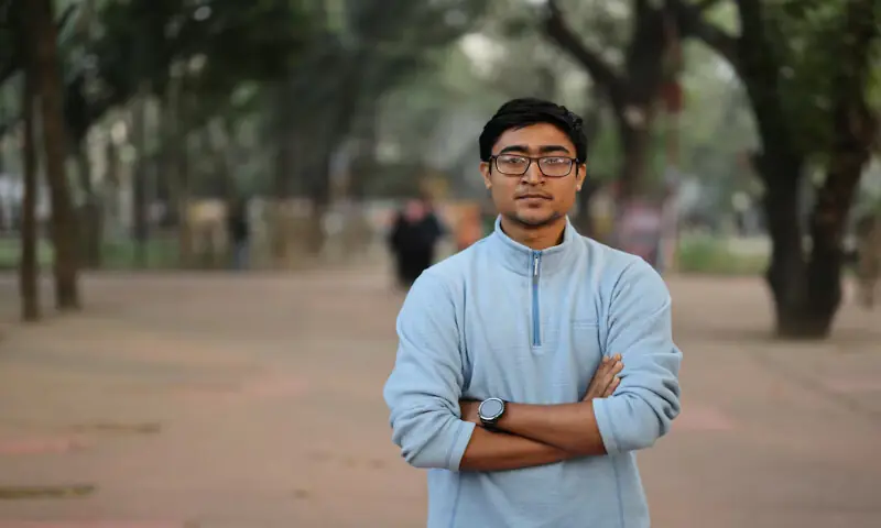 Sadman Mujtaba Rafid, 25, a student of University of Dhaka, poses for a picture, in Dhaka. – Reuters Sadman Mujtaba Rafid, 25, a student of University of Dhaka, poses for a picture, in Dhaka. – Reuters