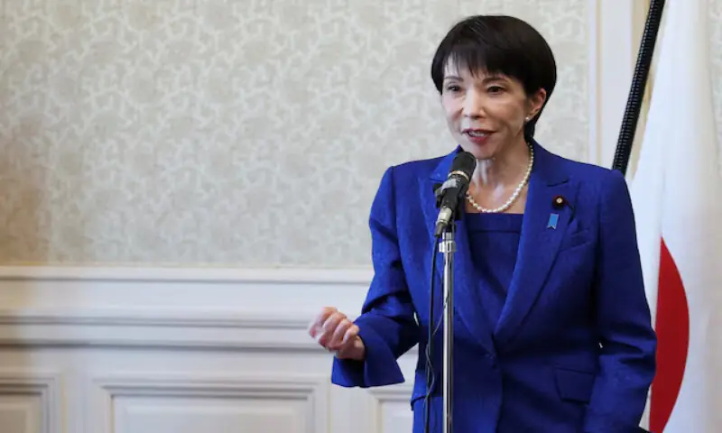 Japan&rsquo;s Prime Minister Sanae Takaichi. &ndash; Reuters