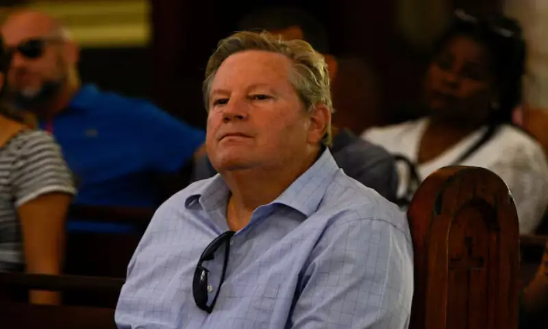 Mike Hammer, the US Charge d&rsquo;Affaires to Cuba, attends a Mass in Havana, Cuba. &ndash; Reuters file