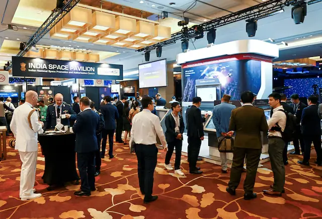 A general view of the Space Summit at Sands Expo and Convention Centre in Singapore. &ndash; Reuters