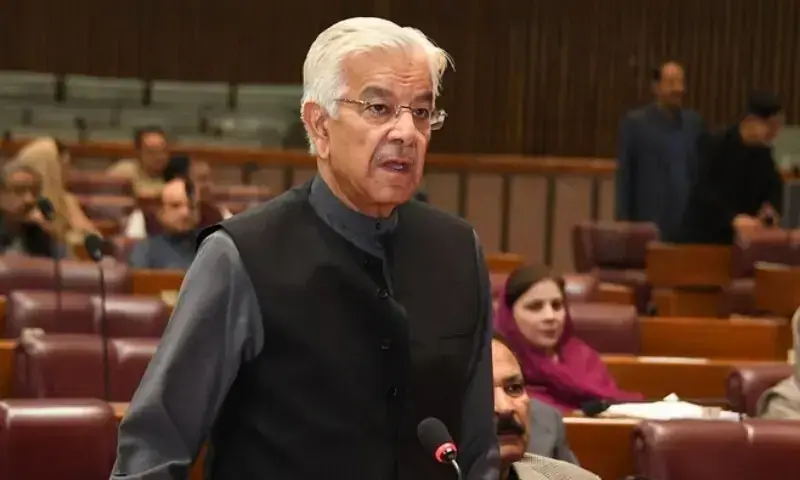 Defence Minister Khawaja Asif.
