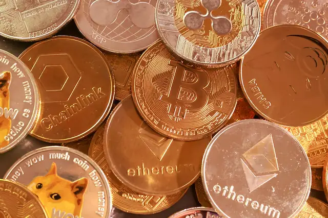 Representation of cryptocurrencies. &ndash; Reuters