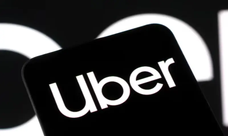 Uber logo is seen in this illustration. &ndash; Reuters