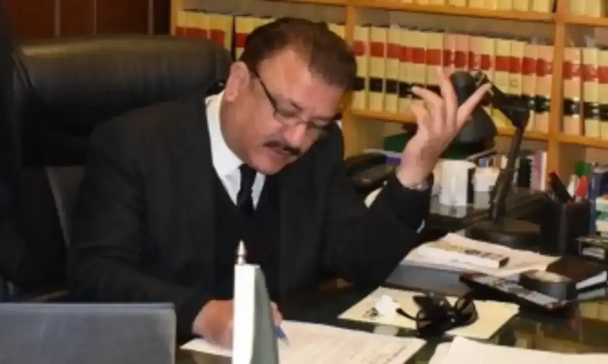 Former Islamabad High Court judge Tariq Mahmood Jahangiri. File photo