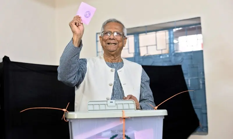 جین زی انقلاب کے بعد بنگلہ دیش میں پہلے عام انتخابات کے لیے پولنگ