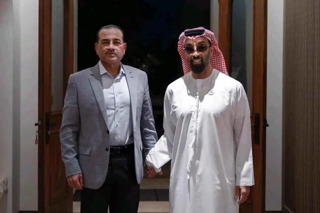 Field Marshal Syed Asim Munir with Sheikh Tahnoon bin Zayed Al Nahyan. – ISPR Field Marshal Syed Asim Munir with Sheikh Tahnoon bin Zayed Al Nahyan. – ISPR
