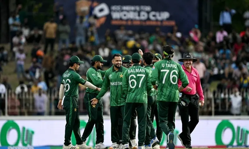 نمیبیا کو شکست دے کر پاکستان ٹی 20 ورلڈ کپ کے سپر 8 مرحلے میں پہنچ گیا