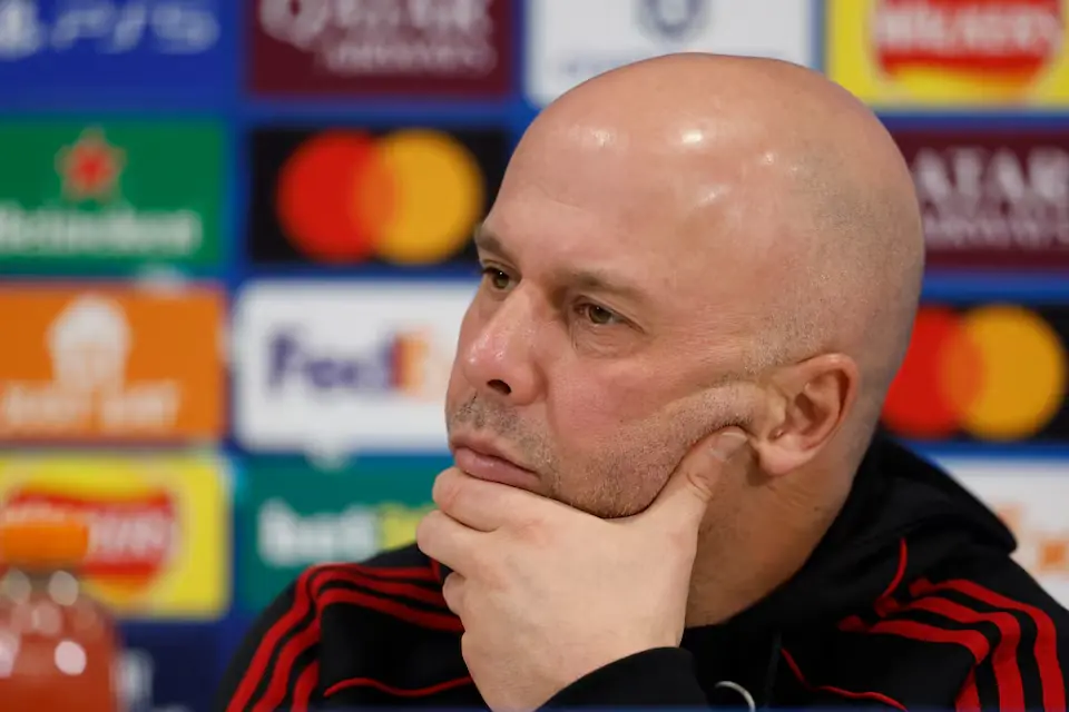 Liverpool manager Arne Slot. &ndash; Reuters