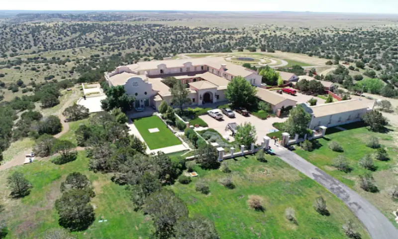Zorro Ranch, one of the properties of financier Jeffrey Epstein, is seen in an aerial view near Stanley, New Mexico, US. &ndash; Reuters
