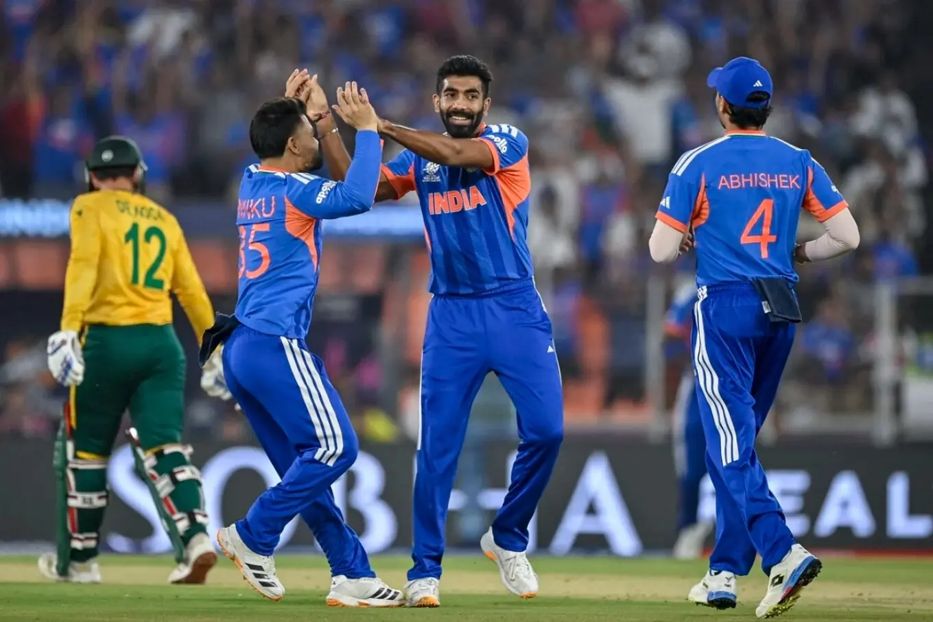 جنوبی افریقا بمقابلہ بھارت