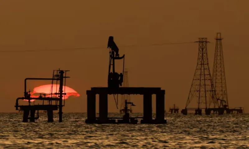 Oil platforms and pumpjacks at Lake Maracaibo, in Cabimas, Venezuela. &ndash; Reuters
