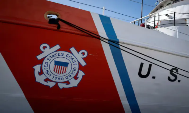 A detailed view of the US Coast Guard Cutter Valiant in Miami Beach, Florida, US. &ndash; Reuters