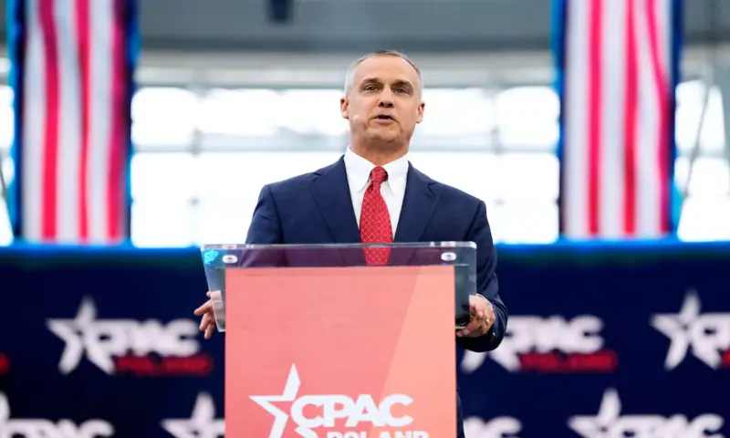 US Chief of Staff of the Department of Homeland Security Corey Lewandowski speaks at the Conservative Political Action Conference, CPAC, in Jasionka, Poland. &ndash; Reuters