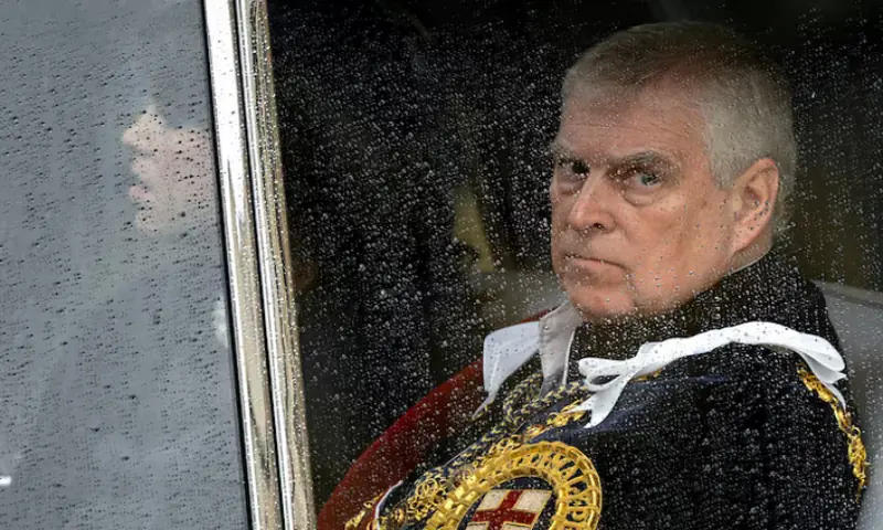 Britain’s Prince Andrew leaves Westminster Abbey following the coronation ceremony of Britain’s King Charles and Queen Camilla, in London, Britain Britain’s Prince Andrew leaves Westminster Abbey following the coronation ceremony of Britain’s King Charles and Queen Camilla, in London, Britain