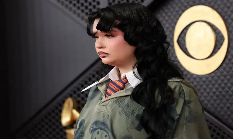 Lola Young poses on the red carpet during the premiere ceremony of the 68th Annual Grammy Awards in Los Angeles, California, US. &ndash; Reuters