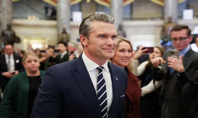 US Secretary of Defence Pete Hegseth. &ndash; Reuters