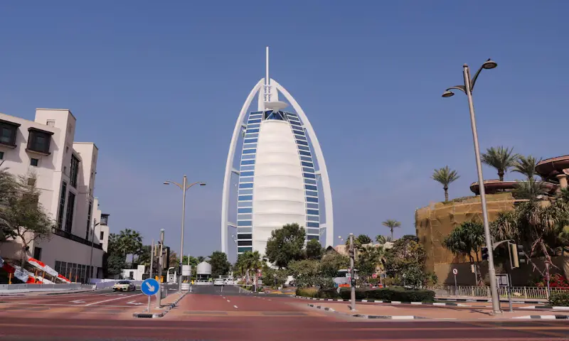 Burj Al Arab stands after an Iranian attack in Dubai. – Reuters Burj Al Arab stands after an Iranian attack in Dubai. – Reuters