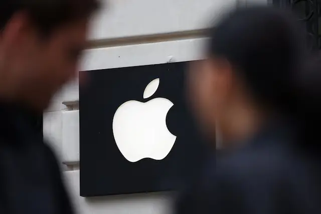Apple logo. &ndash; Reuters