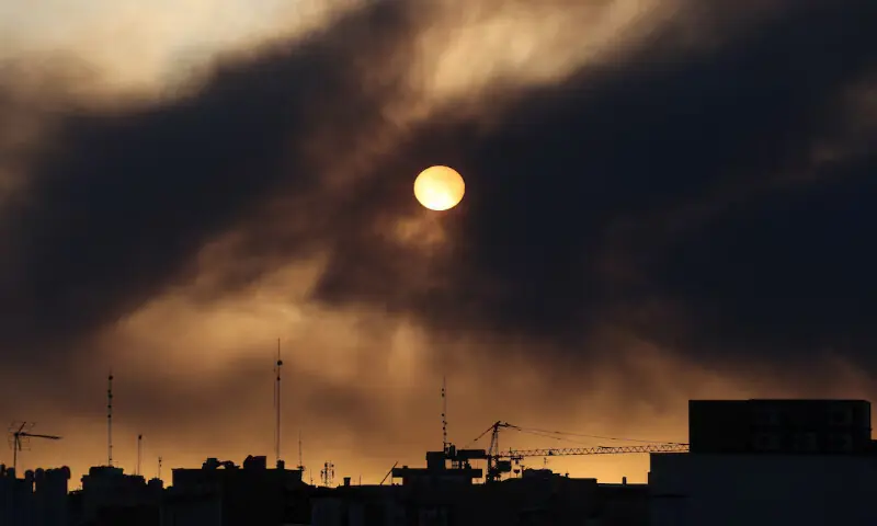 Smoke rises following an explosion in Tehran, Iran. &ndash; Reuters