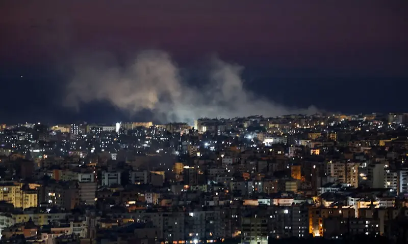 Smoke rises after an Israeli strike on Beirut’s southern suburbs, Lebanon. – Reuters Smoke rises after an Israeli strike on Beirut’s southern suburbs, Lebanon. – Reuters
