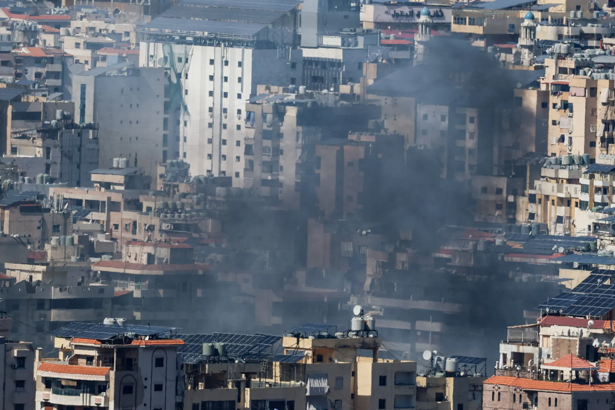 Smoke rises after an Israeli strike on Beirut&rsquo;s southern suburbs, following an escalation between Hezbollah and Israel amid the U.S.-Israeli conflict with Iran, Lebanon. &ndash; Reuters
