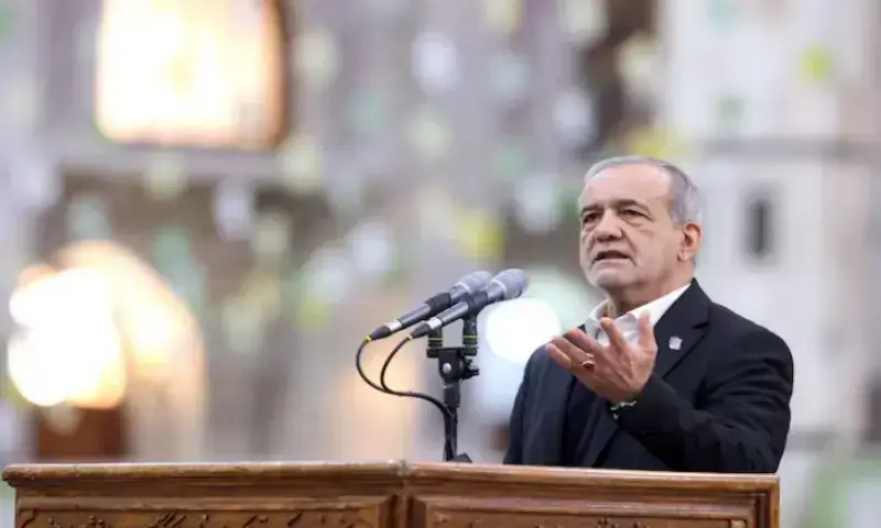 Iranian President Masoud Pezeshkian. Reuters file