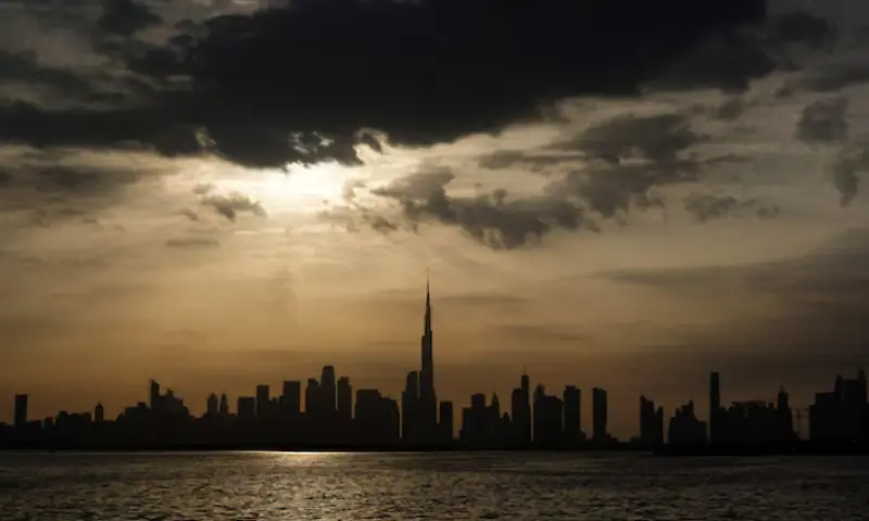 A general view of the Dubai skyline, with Burj Khalifa visible in the centre, amid the U.S.-Israel conflict with Iran, in United Arab Emirates. &ndash; Reuters