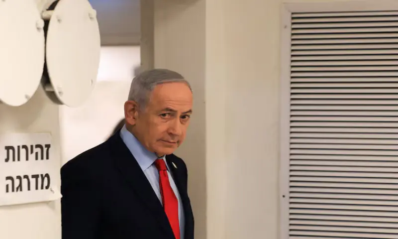 Israeli Prime Minister Benjamin Netanyahu attends a press conference, amid the US-Israel conflict with Iran, in Jerusalem. &ndash; Reuters