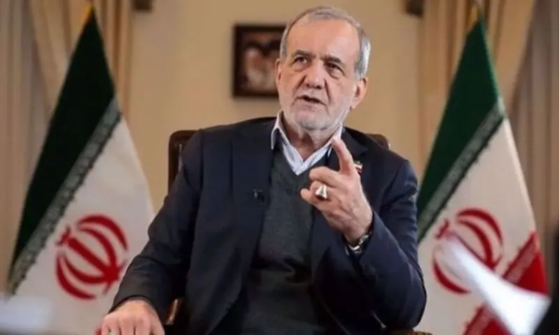 Iranian President Masoud Pezeshkian.