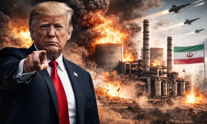 امریکی صدر ڈونلڈ ٹرمپ کا ایران کے پاور پلانٹس پر حملے ملتوی کرنے کا حکم