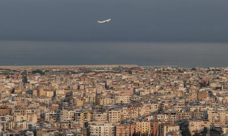 A Lebanese Middle East Airlines (MEA) aircraft takes off from the Beirut-Rafic Hariri International Airport, as the Beirut’s southern suburbs are seen, amid escalating hostilities between Israel and Hezbollah, as the US-Israeli conflict with Iran continues, in Lebanon. – Reuters A Lebanese Middle East Airlines (MEA) aircraft takes off from the Beirut-Rafic Hariri International Airport, as the Beirut’s southern suburbs are seen, amid escalating hostilities between Israel and Hezbollah, as the US-Israeli conflict with Iran continues, in Lebanon. – Reuters