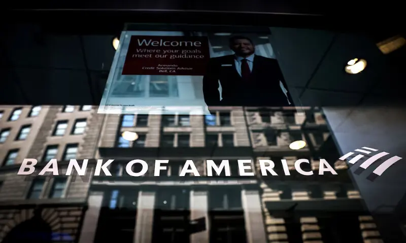 A Bank of America logo is seen on the entrance to a Bank of America financial centre in New York City. – Reuters file A Bank of America logo is seen on the entrance to a Bank of America financial centre in New York City. – Reuters file